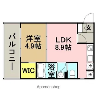 ビエラコート博多駅前【12階】の間取り