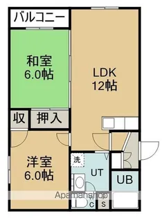 TS86フロムファースト【206号室】の間取り