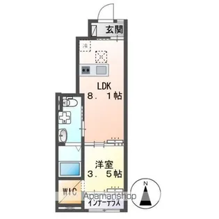 コンフィー【1階】の間取り