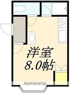 メゾンMⅡ【202号室】の間取り