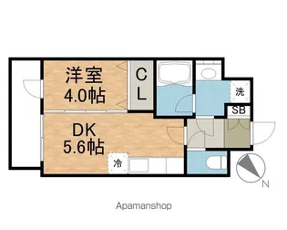 エルスタンザ子平町【3階】の間取り