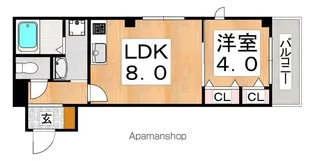 Maison Blanche Nagai【2階】の間取り