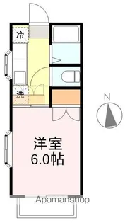 アップルハウス清水沼【105号室】の間取り