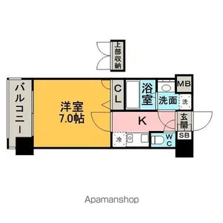 サヴォイ スタジオ スイーツ【11階】の間取り
