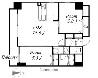 RESIDENCE NAGOYA【502号室号室】の間取り