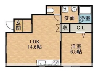 LA VIE舞阪【1階】の間取り