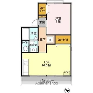 ファーストターフ鎌取 A【2階】の間取り