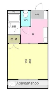 福岡マンション・【3階】の間取り