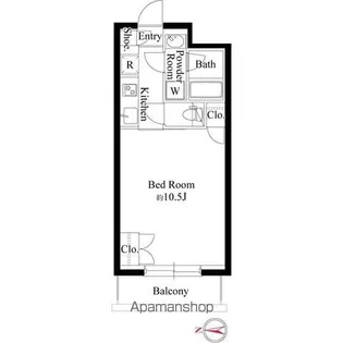グランパセオ代々木上原Ⅱ【2階】の間取り