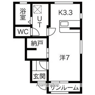BACCHUS(バッカス)【103号室】の間取り