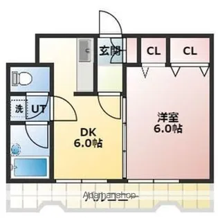大玄ビル【4階】の間取り