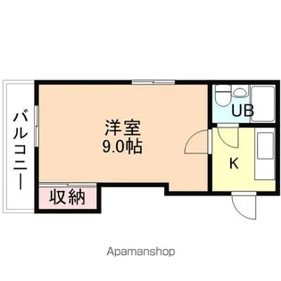ラフィネ東町【4階】の間取り