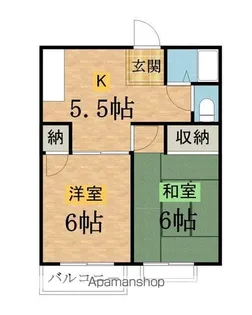 メゾンウッドベル【2階】の間取り