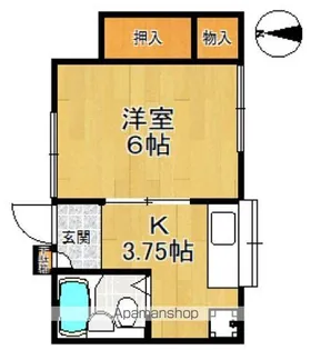 高田荘【202号室号室】の間取り