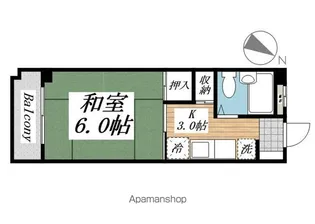 プレアール南小倉【4階】の間取り