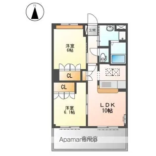 小城苑【1階】の間取り