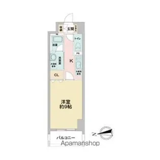 レジディア東桜【4階】の間取り