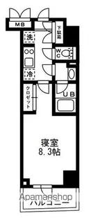 レジディア亀戸【10階】の間取り