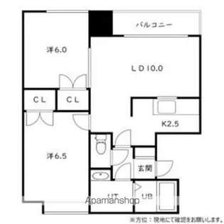 セゾンド円山【2階】の間取り