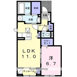 アイ.レジデンスⅢ【1階】の間取り