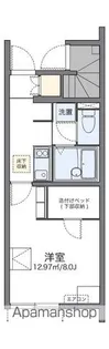 レオネクストクレスト【110号室】の間取り