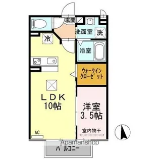 ルポゼ【1階】の間取り