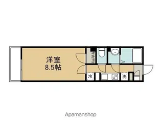 レオネクストホワイトパレス【3階】の間取り