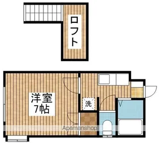 サンライト旭町【2階】の間取り