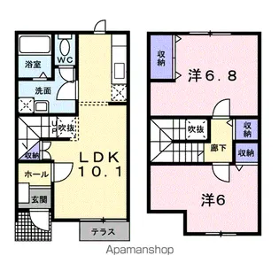 ハイム21【1階】の間取り