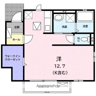 ウージーⅡ【1階】の間取り