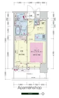 プレサンス立売堀アーバンスタイル【9階】の間取り