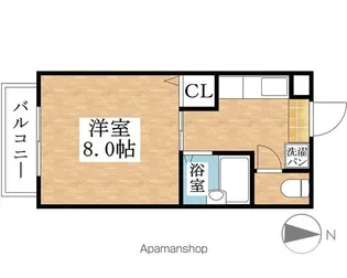 ベルウッドハイムⅡ【1階】の間取り
