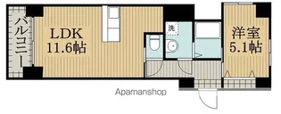 ルーヴル田町【4階】の間取り