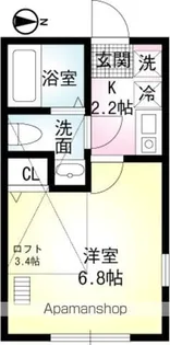 ヴェラハイツ白楽二番館【2階】の間取り
