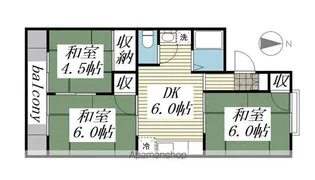 タワーズ黒崎B棟【1階】の間取り
