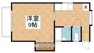 ラ カーサ フェリーチェ【2階】の間取り