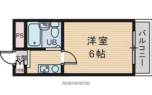 新大阪パート1【10階】の間取り