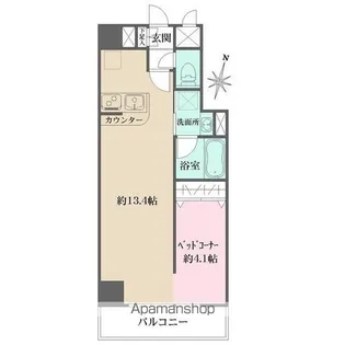 フレア・F【6階】の間取り