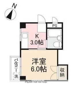 コーポ松岡【3階】の間取り