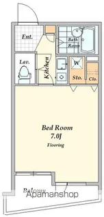 ロイヤルアメニティー新宿【9階】の間取り