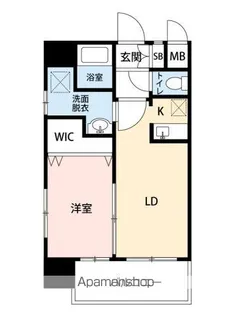 プライムアーバン薬院南【12階】の間取り