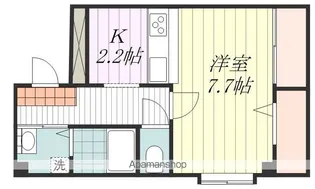 LA BELLA VITA【302号室】の間取り
