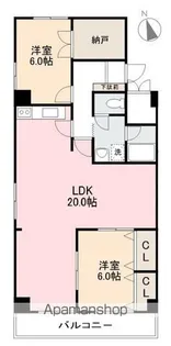 第3グリーンハイツ松縄【2階】の間取り