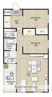 GRAN BEIGE(グランベアージュ)【2階】の間取り
