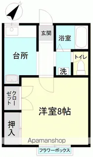 シガハイツⅥ【102号室】の間取り