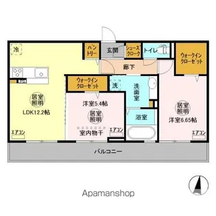 ブレアハウス【2階】の間取り