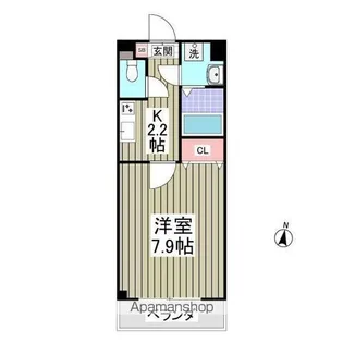 セゾン・ドゥ・ブランシェ千葉中央【2階】の間取り