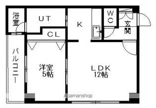 陶管ビル【701号室】の間取り