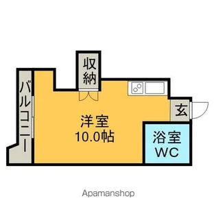 ノールシャンブル【515号室】の間取り