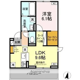 オーガスタ【1階】の間取り